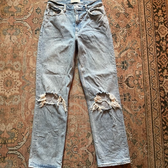 Abercrombie & Fitch 90s Straight Ultra High Rise - Picture 1 of 6